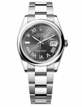 Datejust 36 – Slate Dial Silver Roman Numerals Steel