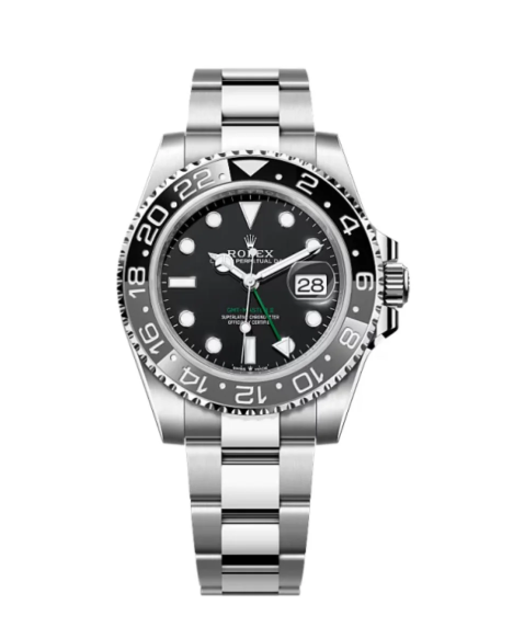 GMT Master II – Black/Grey Dial Black Bezel Steel