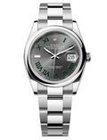 Datejust 36 – Slate Dial Green Roman Numerals Steel