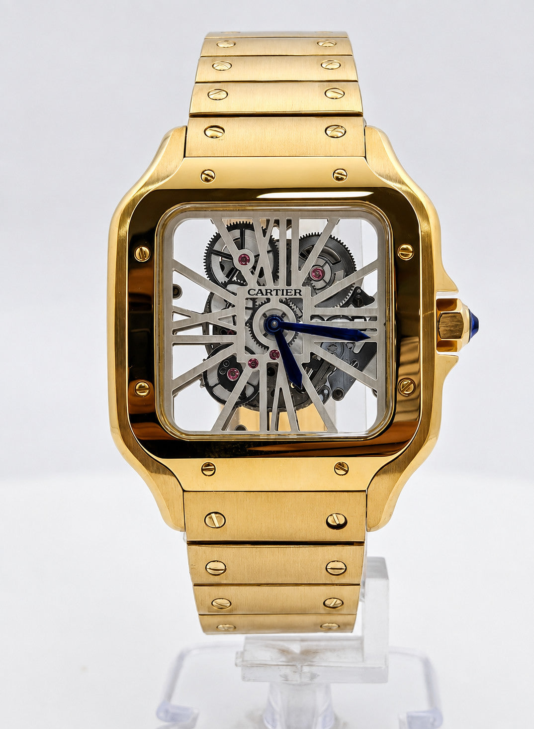 Square 40 Yellow Gold Skeleton