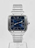 Square 40 Blue Dial Classic