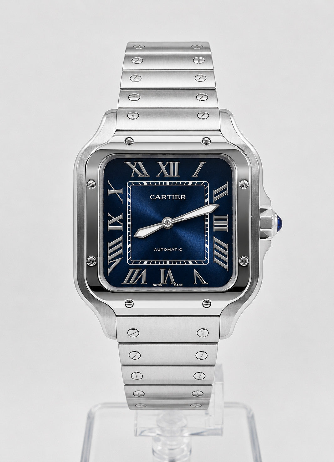 Square 40 Blue Dial Classic