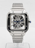 Square 40 Skeleton Black Bezel