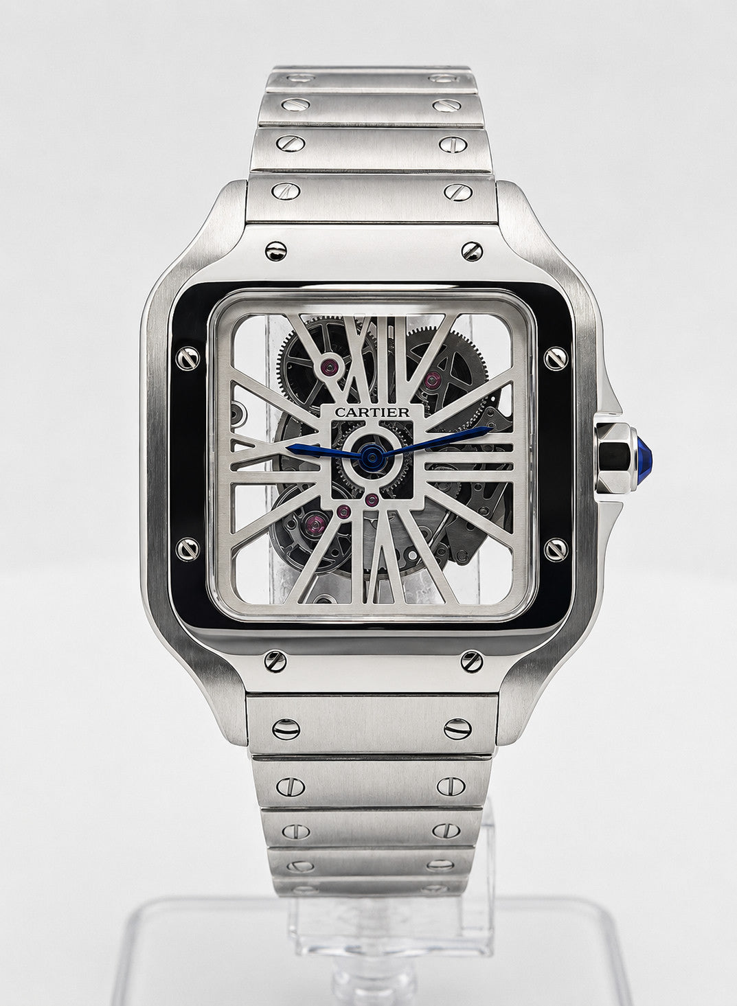 Square 40 Skeleton Black Bezel