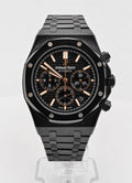 Royal 41 Black Ceramic Chronograph Rose Gold