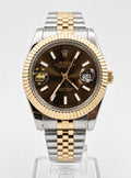 Date Just 41 Two-Tone Brown Dial