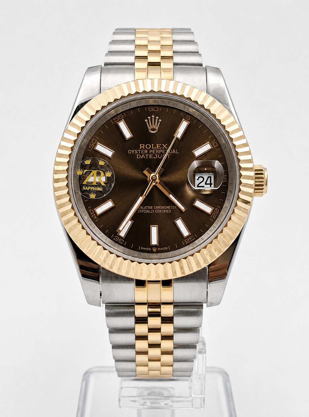 Date Just 41 Two-Tone Brown Dial