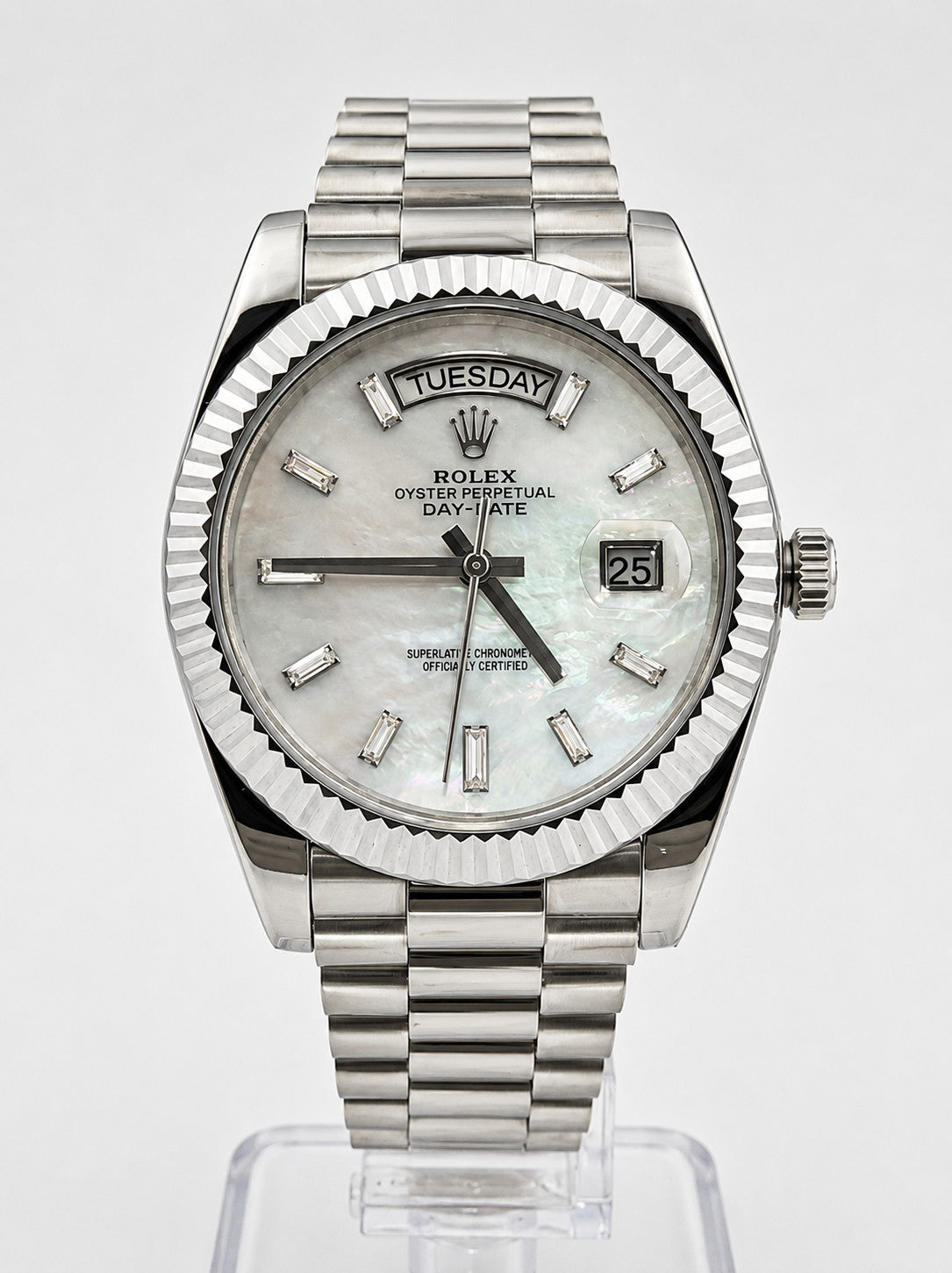 Day Date 40 MOP Diamond Dial Presidential