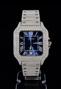 Square 40 Iced Blue Dial