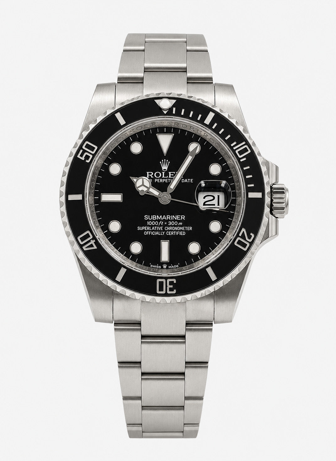 Submariner Date 41 Black Bezel Steel