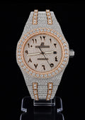 Royal 41 Full Iced Arabic Dial Rose Gold